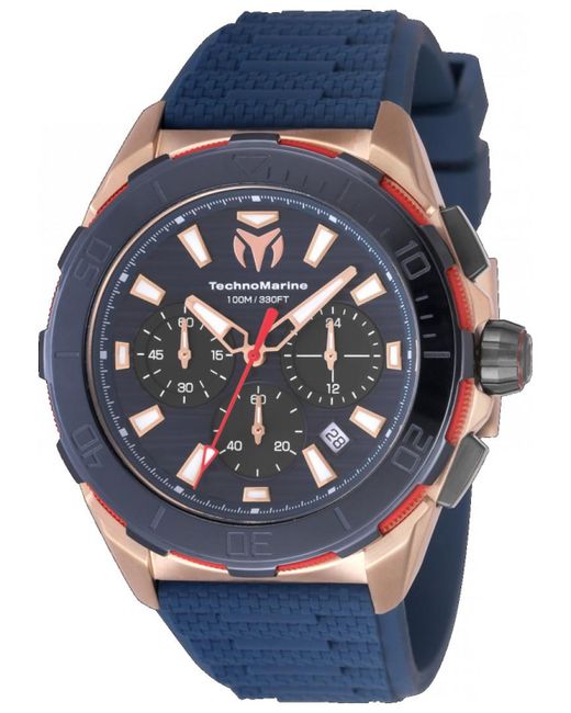 TechnoMarine Blue Tm-725025 Seven Seas Watch for men