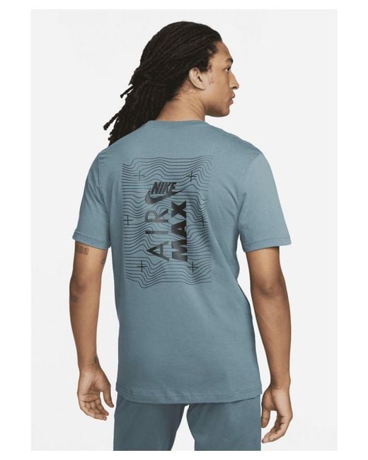Nike Blue Sportswear Air Max T-Shirt for men