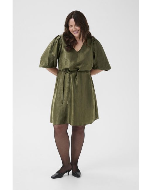 Kaffe Jurk Kcrizza Jurk A-Shape in het Green