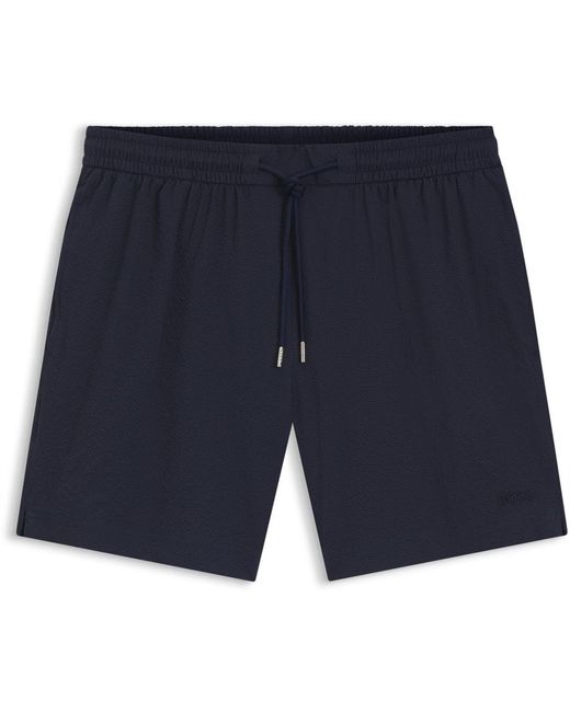 Boss Blue Swim Shorts for men