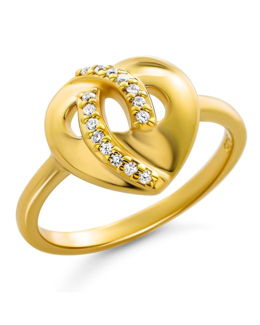Orphelia Metallic 'Amore' 925 Sterling Ring