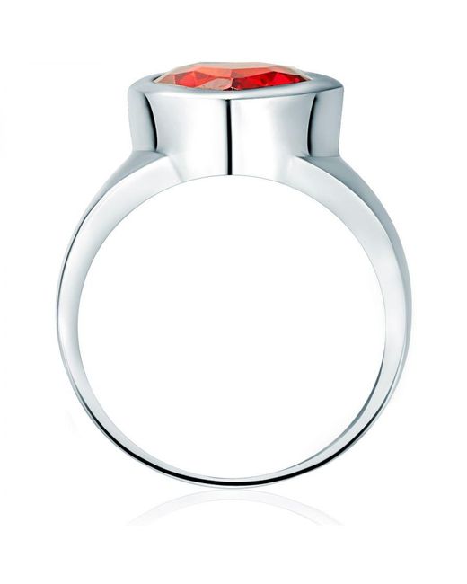 Rafaela Donata Red Sterling Ring