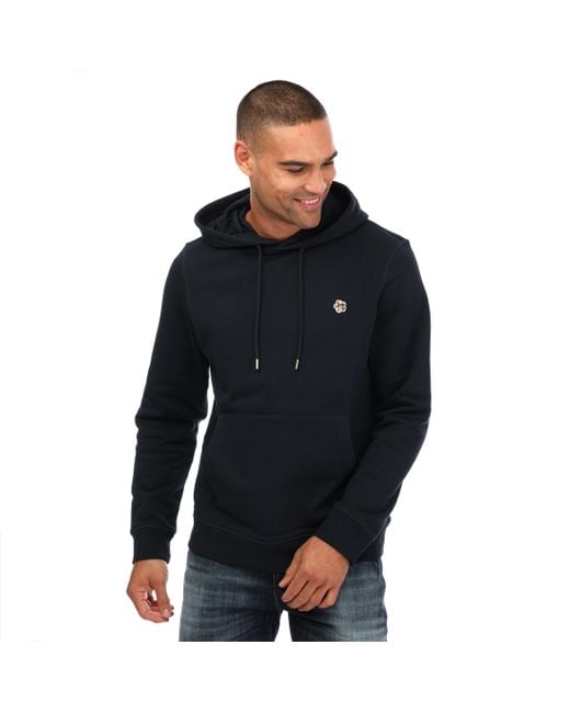 Ted Baker Black Hendon Hoodie Cotton for men
