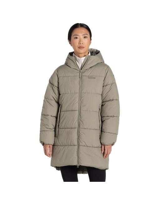 Craghoppers Brown Ladies Amira Padded Jacket (Vert)