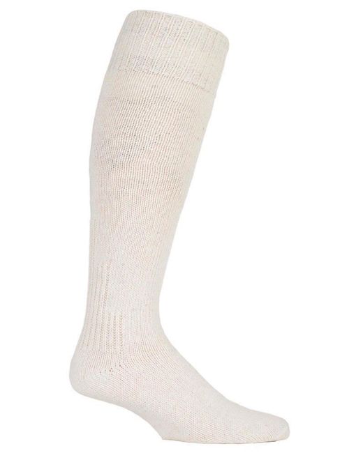 Sock Snob White Knee High Angling Socks for men