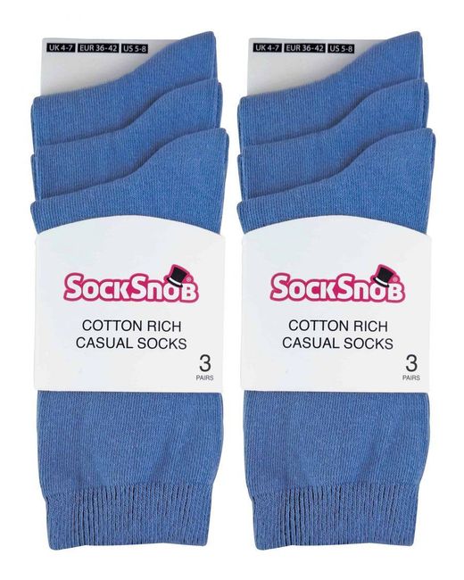 Sock Snob Blue Sock Snob Womens