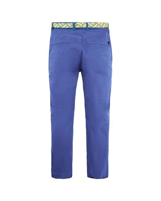 Scotch & Soda Blue Warren Chinos Cotton for men