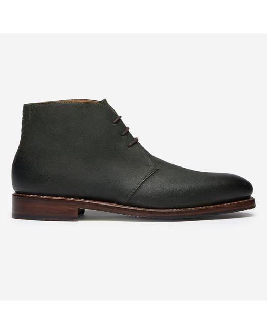 Oliver Sweeney Black Oiled Suede Chukka Boots