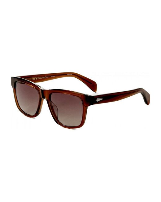 Rag & Bone Brown Rnb5041-S-Fl4-54 Rnb5041 S 54 Fl4 Sunglasses for men