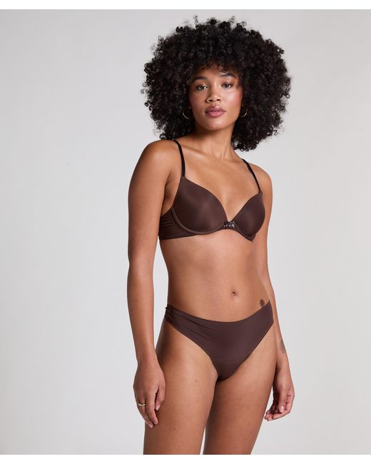Hunkemöller Brown Invisible Thong Basic