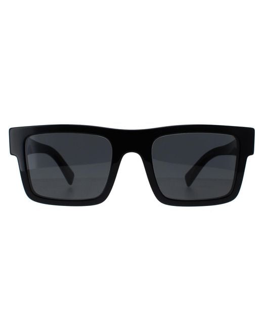 Prada Black Rectangle Dark Pr19Ws for men