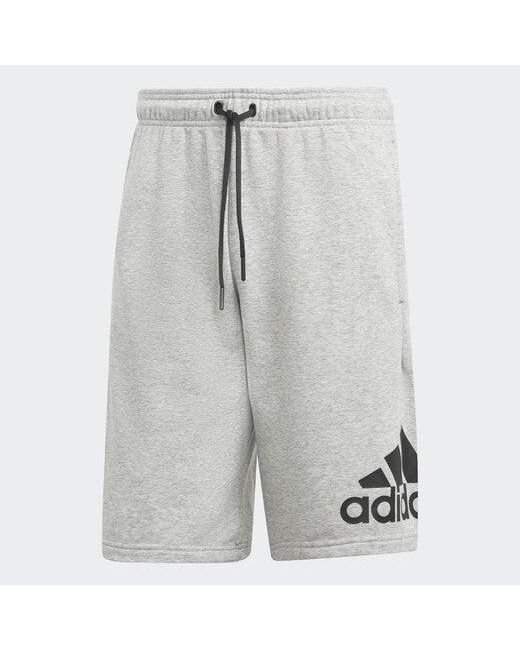 Adidas Gray French Terry Cotton Shorts Dt9957 for men