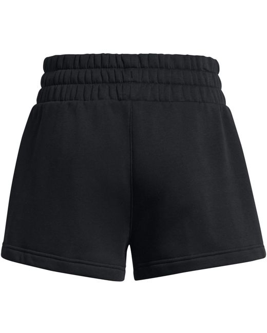 Under Armour Black Icon Fleece Boxer Sh