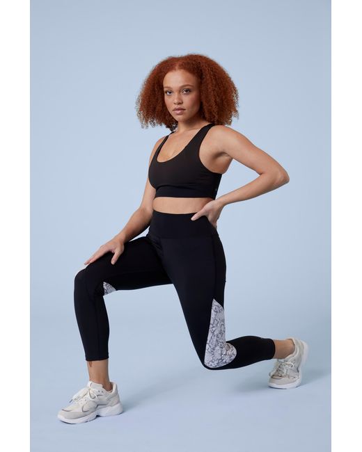 Mountain Warehouse Blue 'Venture' Leggings Quick Drying Stretchy Bottoms Nylon