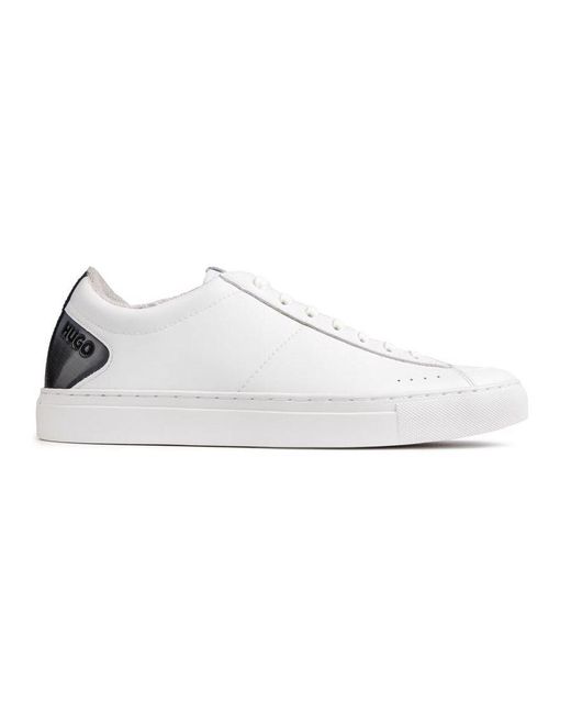 HUGO White Futurism Low Trainers for men