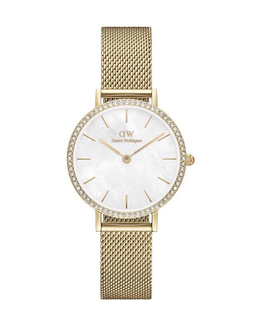 Daniel Wellington Metallic Dw00100662 Ladies Petite Lumine 28Mm Watch