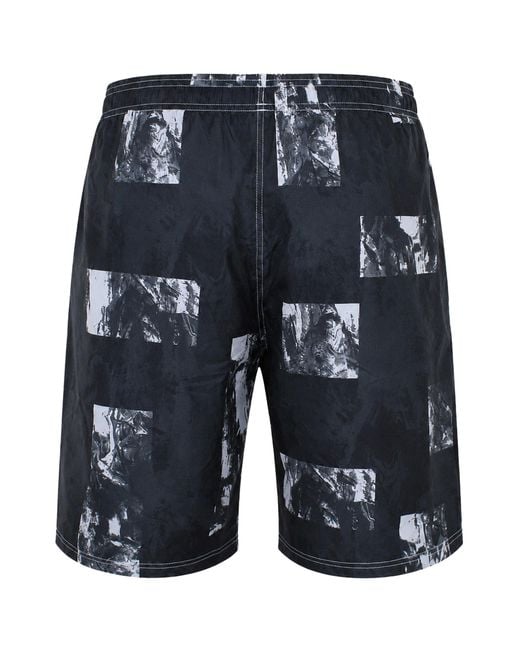 Under Armour Blue 9Inch Launch Printed Shorts for men