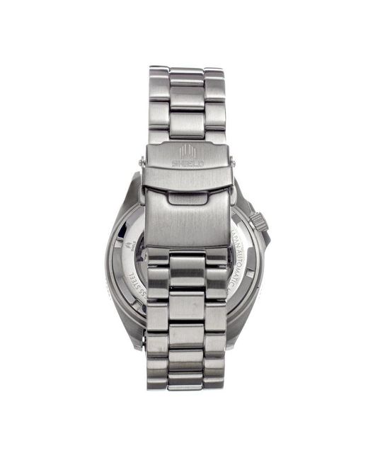 Shield Metallic Atlantic Abalone Bracelet Watch W/Date for men