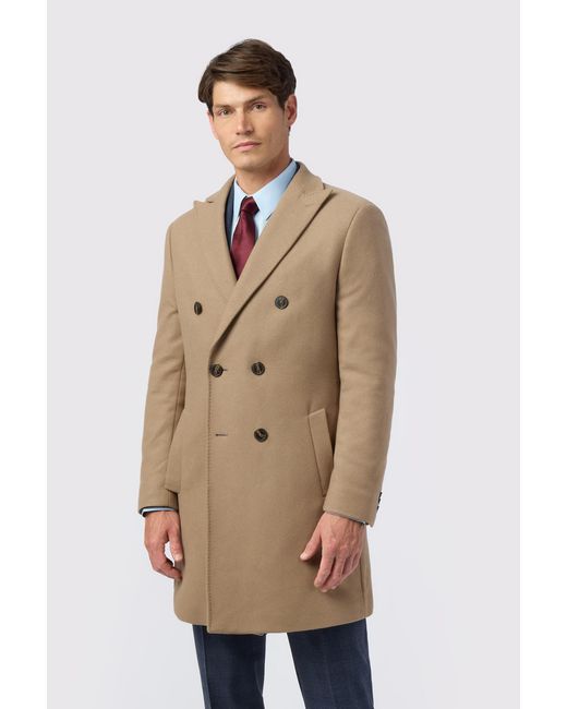 Alexandre Silver Label Natural Of England Cashmere Blend Overcoat for men