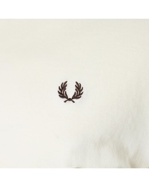 Fred Perry Natural Twin Tipped T-Shirt Cotton for men