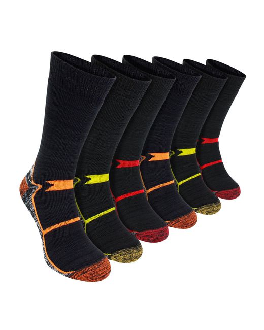 Sock Snob Black Thermal Ultimate Cotton Rich Work Socks for men