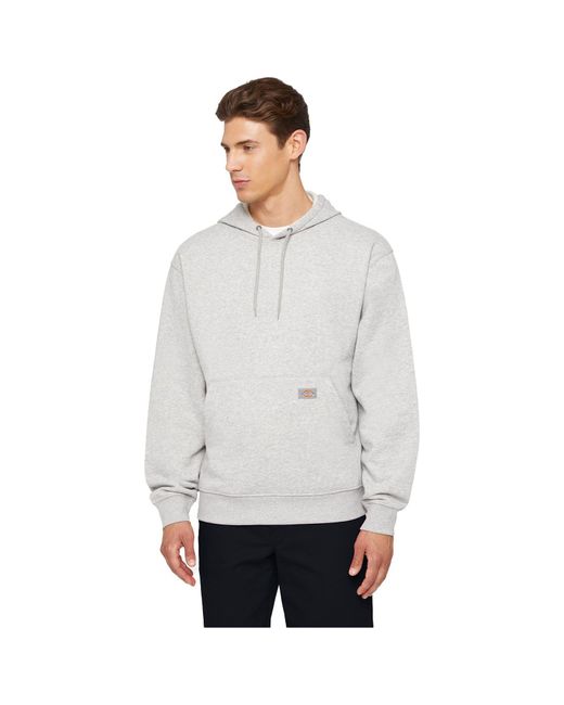 Dickies Gray Everyday Fleece Cotton Hooded Sweatshirt for men