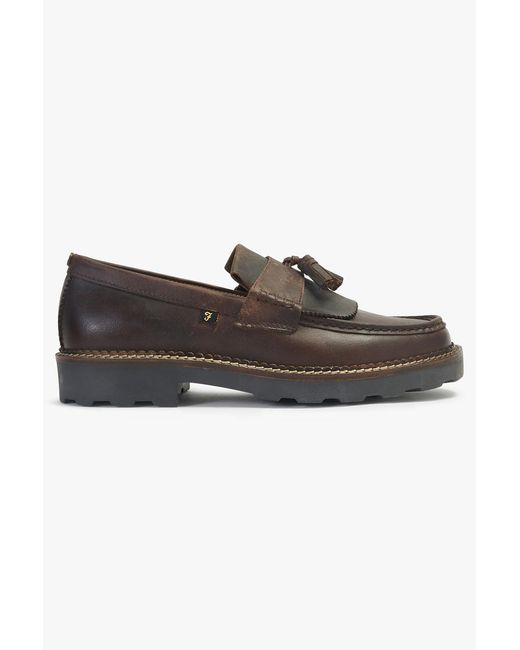 Farah Brown 'Morfield' Leather Loafer for men