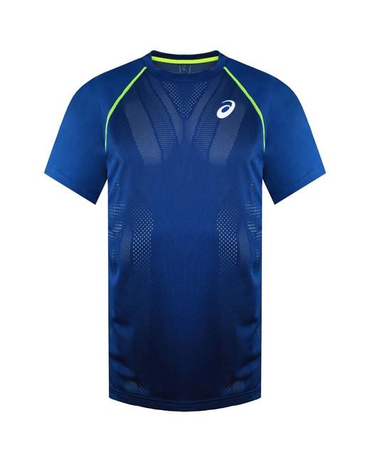 Asics Blue Match Actibreeze Tennis Top for men