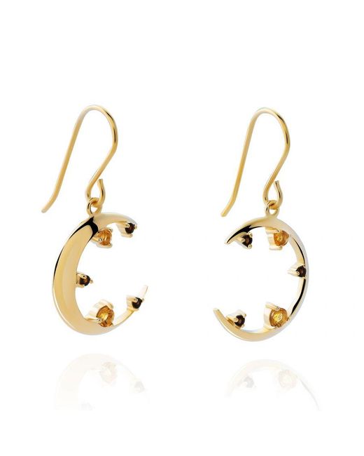 Orphelia Metallic 'Eline' 925 Sterling Drop Earrings