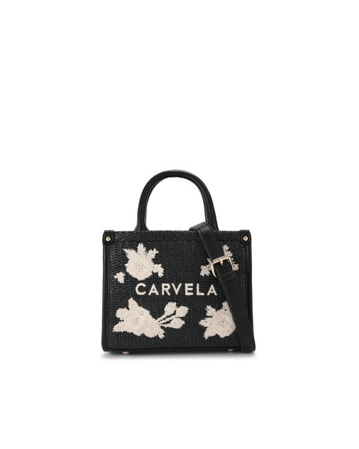 Carvela Kurt Geiger Black Sorrento Micro Tote Bag
