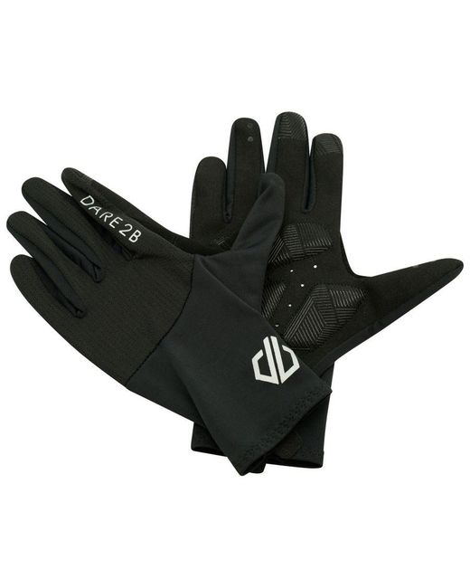 Dare 2b Black Forcible Ii Cycling Gloves for men
