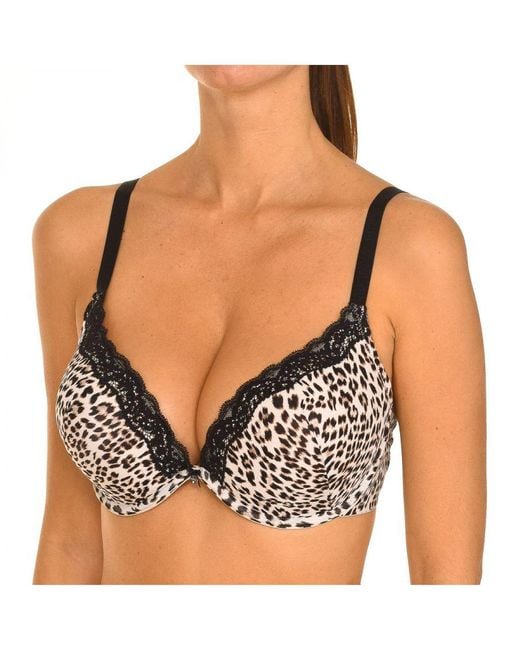 Guess Black Super Push Up Bra With Underwire And Padding O77C05Mp00C