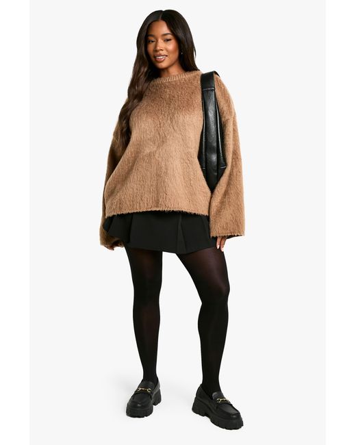Boohoo Black Plus 40 Denier 3 Pack Tights