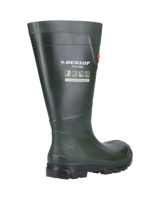 Dunlop Green Adult Terra Pro Wellington Boots