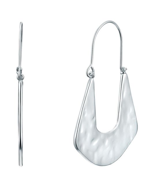 YOKOAMII White Metal-Alloy Earring