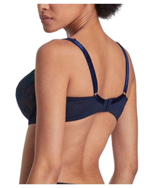 Aubade Blue Velvet Memories Half Cup Bra