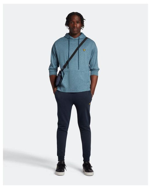 Lyle & Scott Blue Super Soft Hoodie for men
