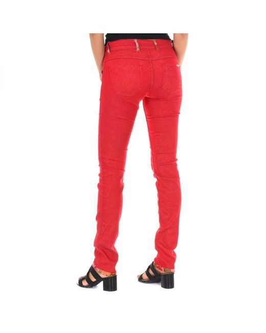 Met Red Long Reversible Trousers