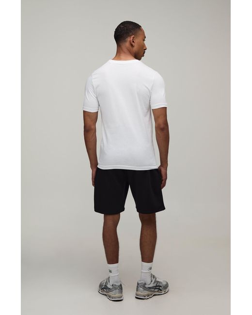BoohooMAN Gray 2 Pack Essential Muscle Fit T-Shirt for men