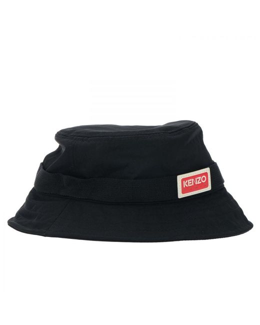 KENZO Black Accessories Paris Bucket Hat