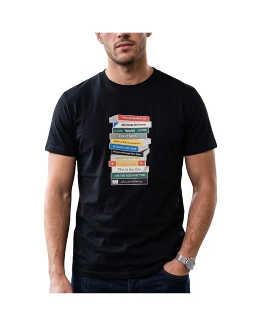 Weekend Offender Black T Shirts Limone Graphic Summer Top Short Sleeve Cotton Tee for men