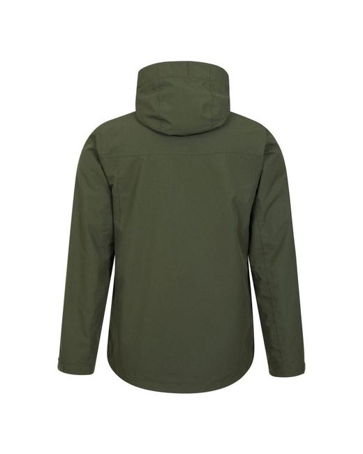 Mountain Warehouse Green Brisk Extreme Waterproof Jacket for men