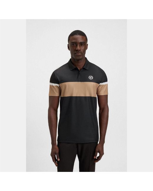 Boss Black Open 25 Paddy Grid Pattern Polo Shirt for men