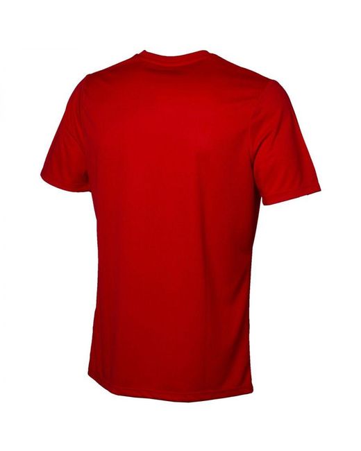 Umbro Red Club Short-Sleeved Jersey (Vermillion) for men