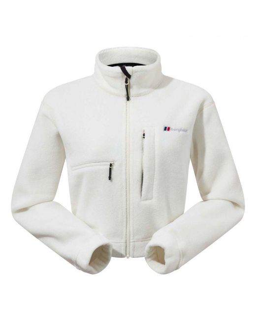 Berghaus White Womenss Urban Cropped Co-Ord Fleece Jacket