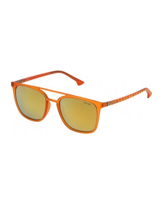 Police Yellow Spl366M 53 53Ja1X Sunglasses