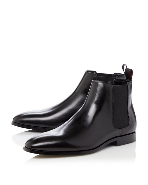 Dune Black Mantle Chelsea Boots for men
