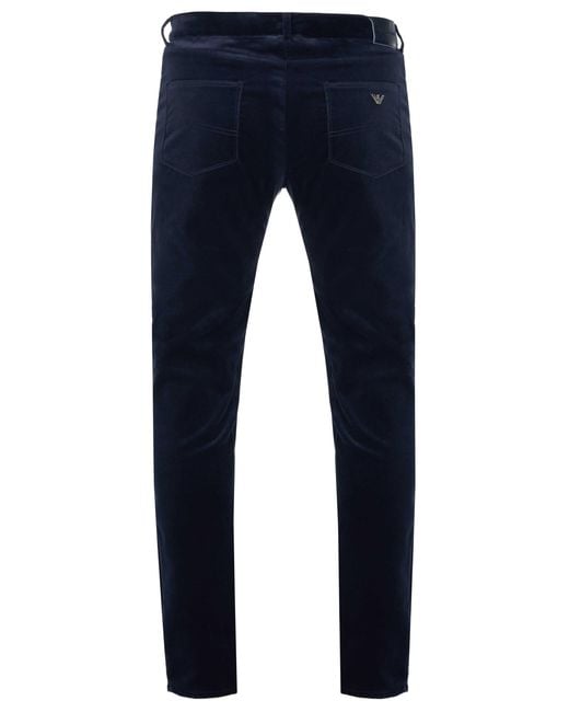 Emporio Armani Blue Pants for men