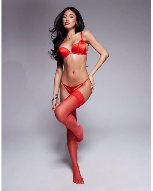 Bluebella Red Cara Thong