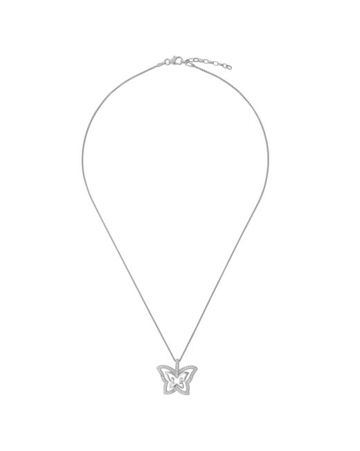 Orphelia Metallic 925 Sterling Chain With Pendant
